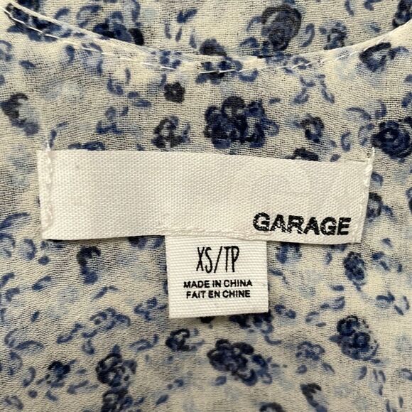 Garage Floral Layered Crop Top Size Extra Small - Picture 7 of 9